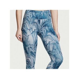 Victoria's Secret On Point Flow Blue & White Marble Leggings